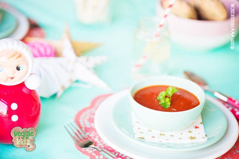 kerstdiner tomatensoep kinderen