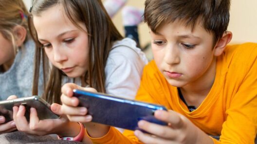 kinderen scherm