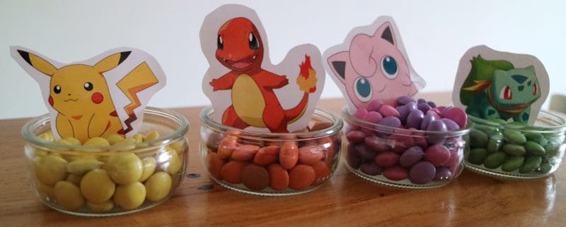 Pokemon feestje smarties