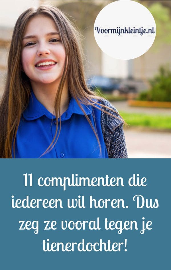 complimenten tienerdochter