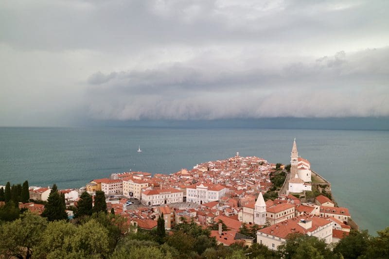 piran slovenie kust