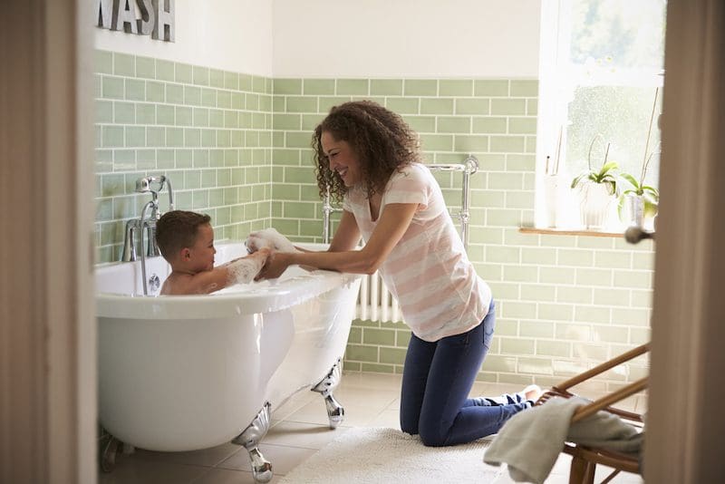 kindvriendelijk badkamer inrichten