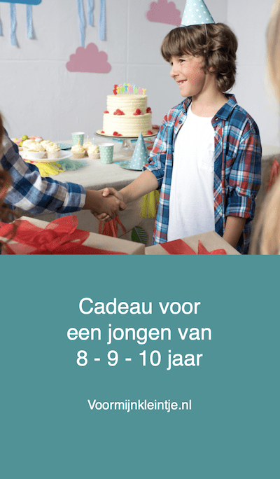 Cadeau een jongen van 8 - 9 - jaar - Voormijnkleintje.nl