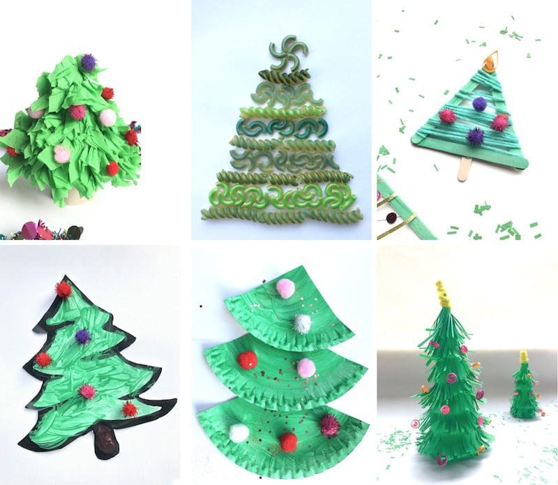 tot nu Van toepassing zijn Blazen Kerst knutselen: 11x kerstboom ideeën – Voormijnkleintje.nl