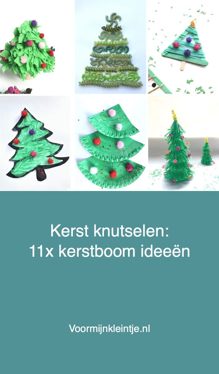 tot nu Van toepassing zijn Blazen Kerst knutselen: 11x kerstboom ideeën – Voormijnkleintje.nl