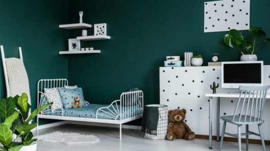 donkere kinderkamer
