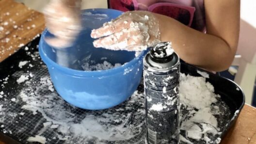zelf sneeuw maken