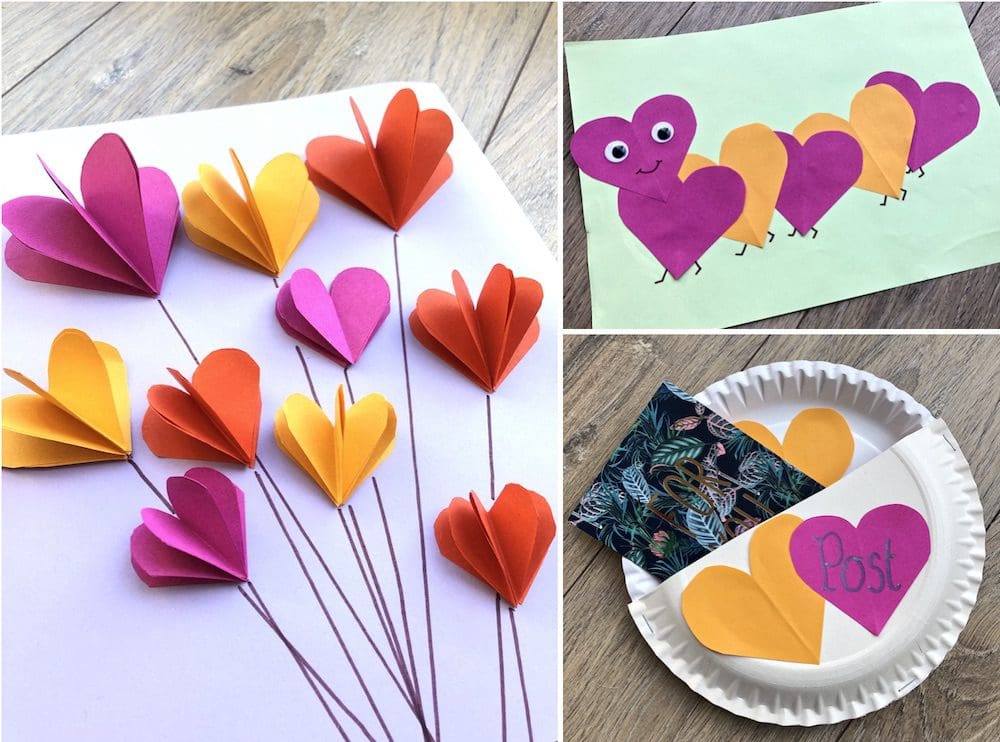 redden lokaal schouder Valentijn knutselen, een aantal makkelijke en leuke ideeën