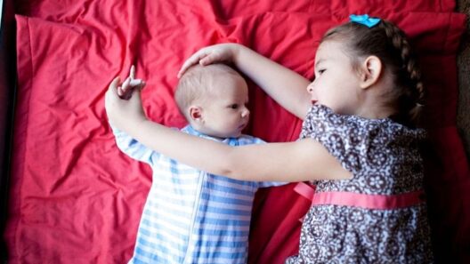 gezin twee kinderen