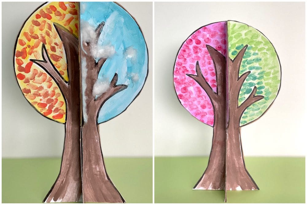 Emotie Tahiti Rust uit DIY: 4 seizoenen boom knutselen [met printable] - Voormijnkleintje.nl