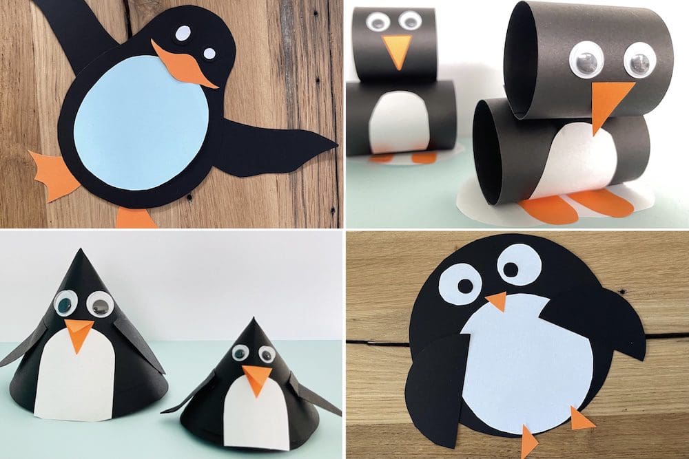 Vergelijkbaar verliezen boerderij Pinguïns knutselen (+ gratis printable) - Voormijnkleintje.nl