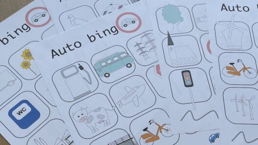 auto bingo printen voor kinderen