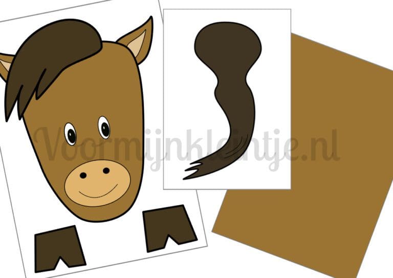 Makkelijke Paard Surprise Maken Printable Voormijnkleintje Nl