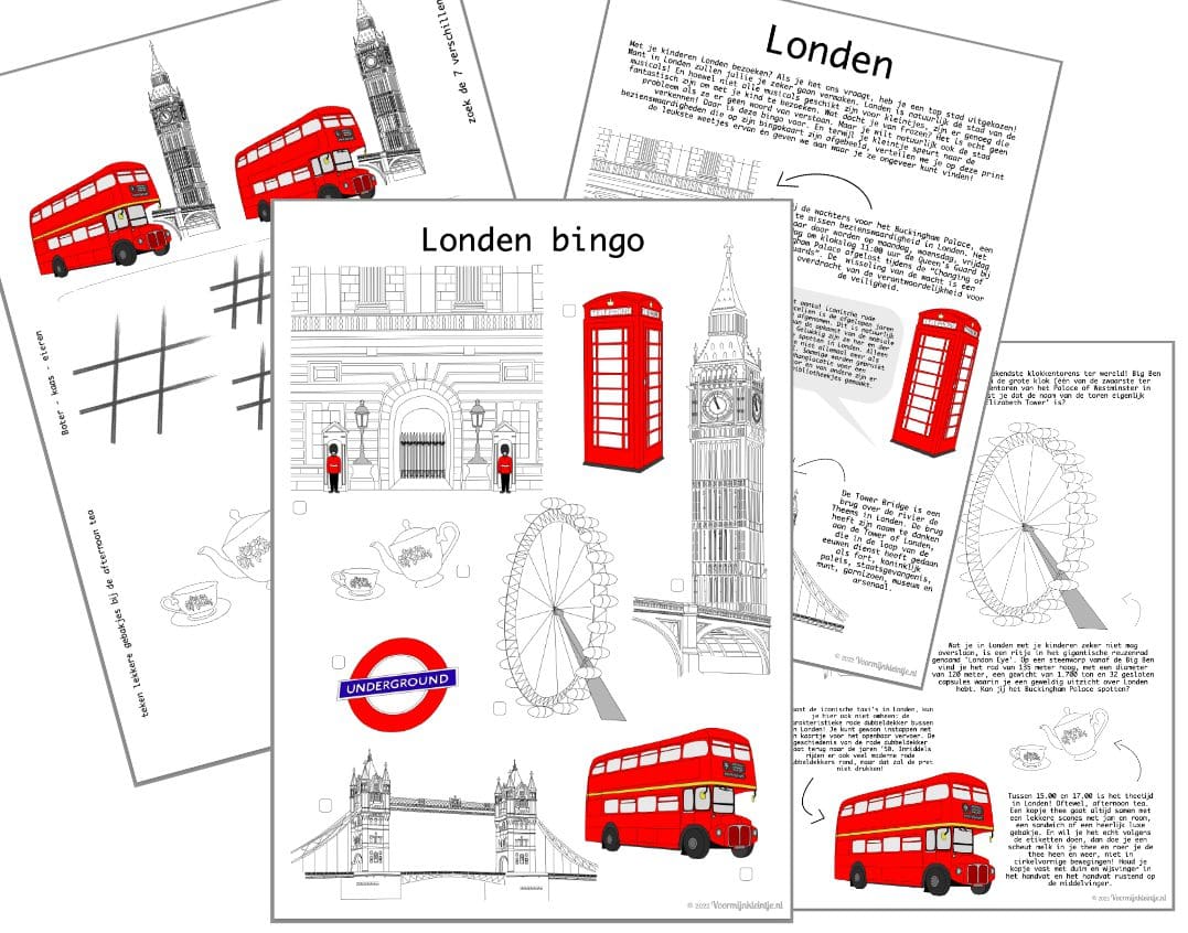Speurtocht bingo door Londen