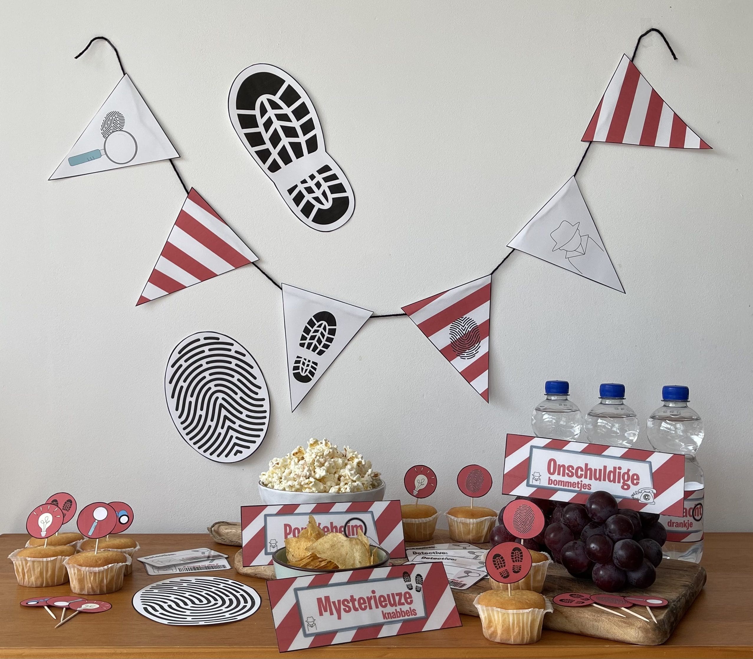 Detective kinderfeestje; leuke ideeën en spelletjes én printables