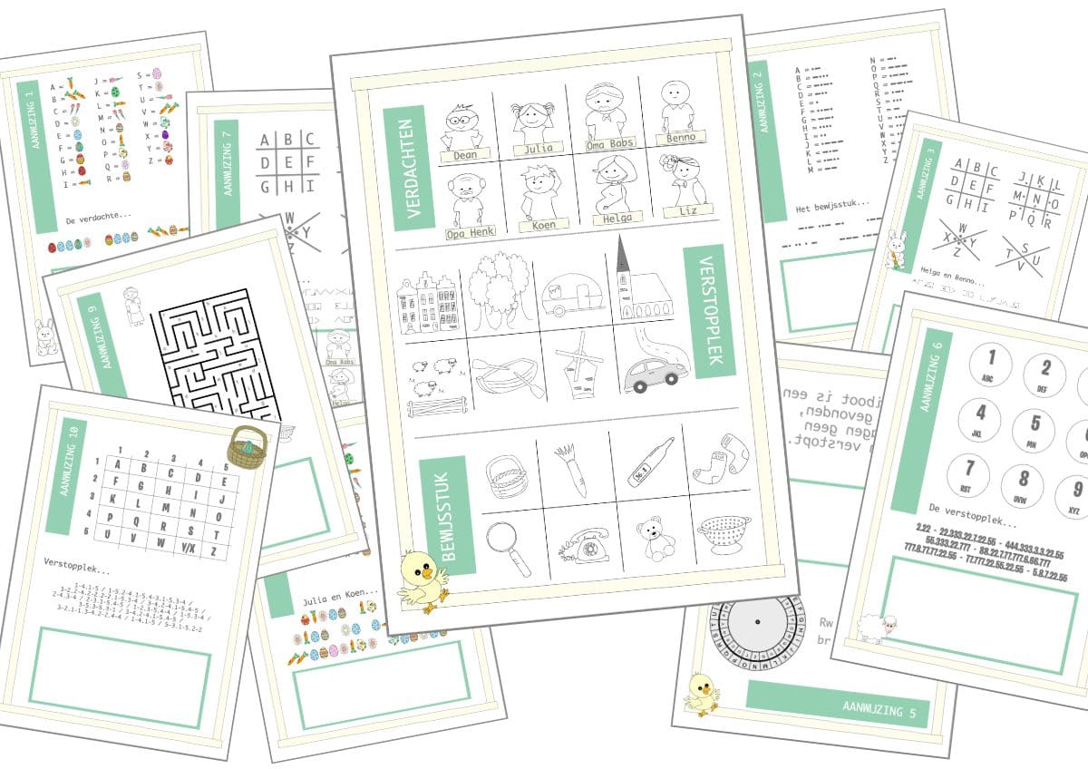 Paasspel: Detectivespel, de Paas editie!