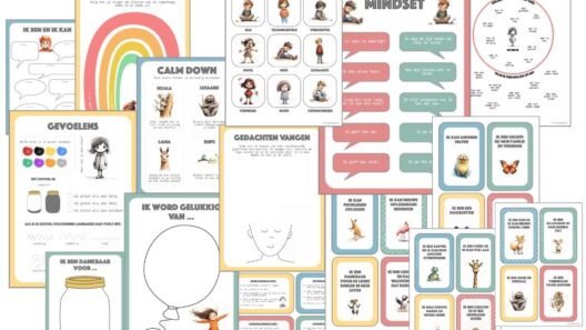 werkbladen mindfulness voor kinderen
