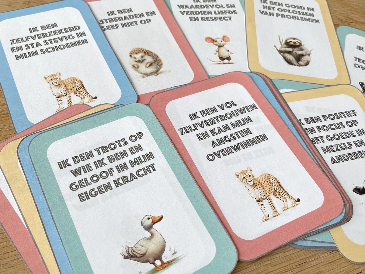 Affirmatiekaarten voor kinderen om te printen