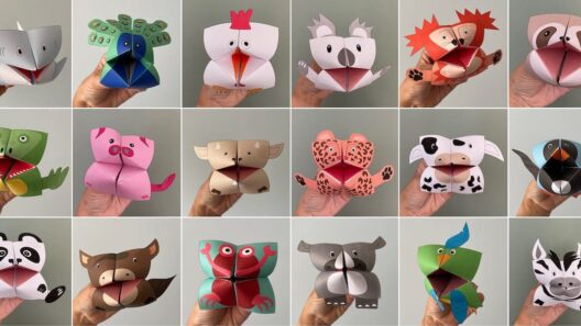 dieren happertjes vouwen