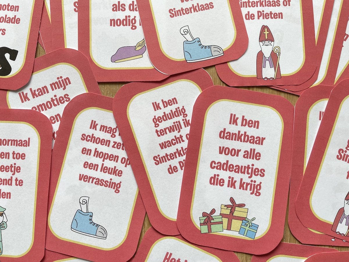 Affirmaties voor kinderen tijdens de Sinterklaasperiode