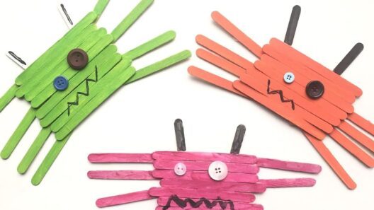 Knutselen halloween monstertjes