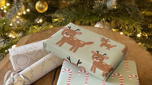 gratis kerst inpakpapier