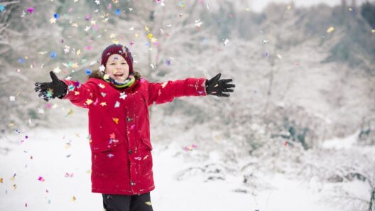 kinderfeestje in de winter