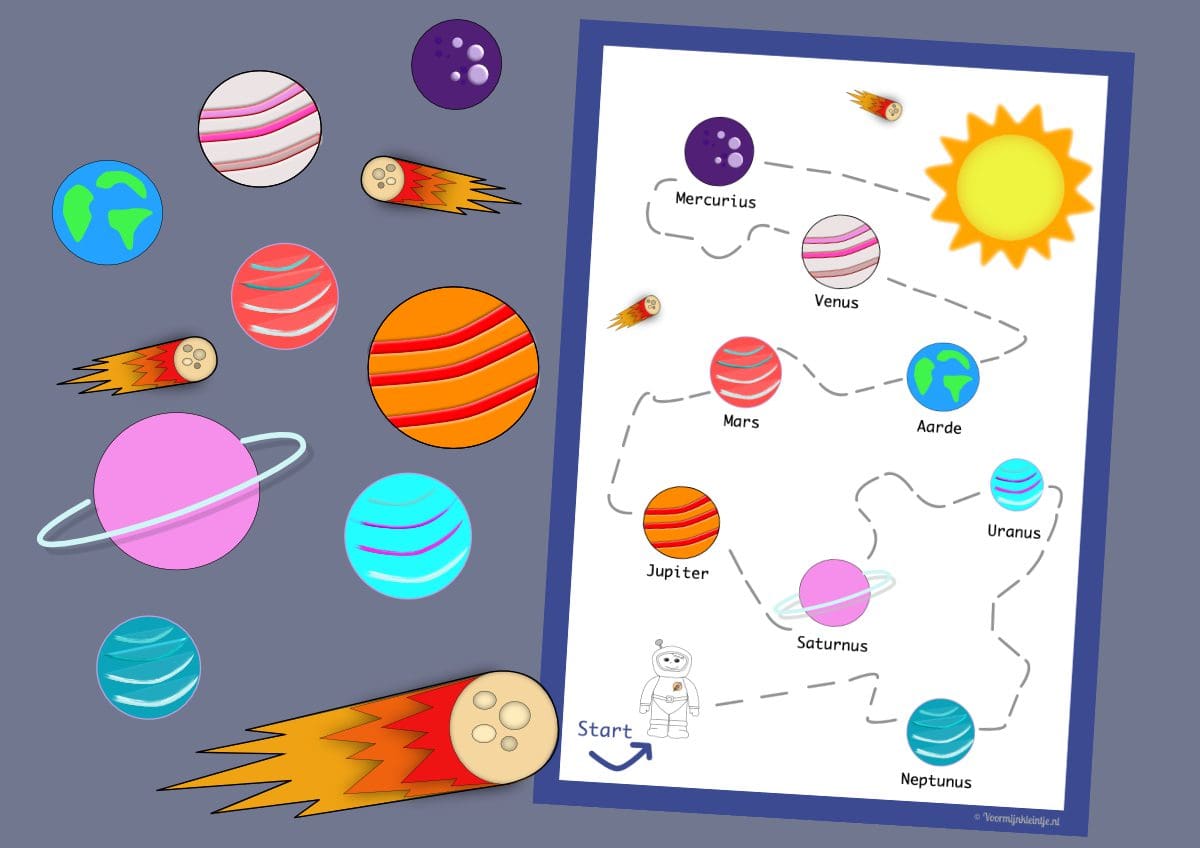 Planeten speurtocht – printable