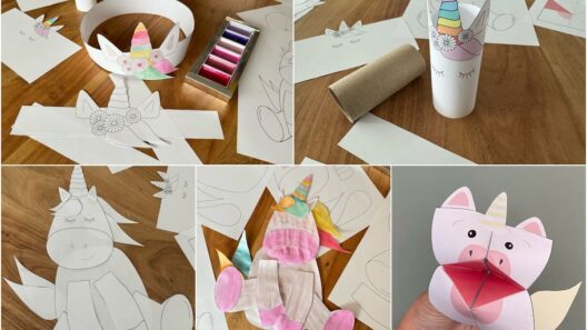 unicorn knutselen