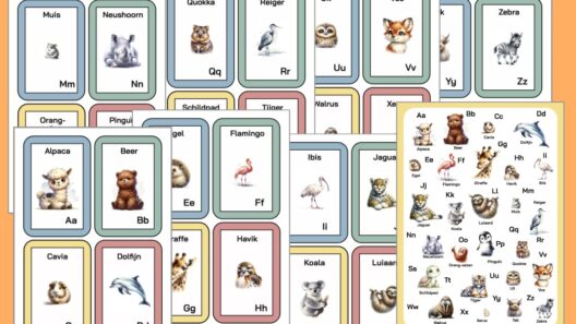 flashcards ABC printen