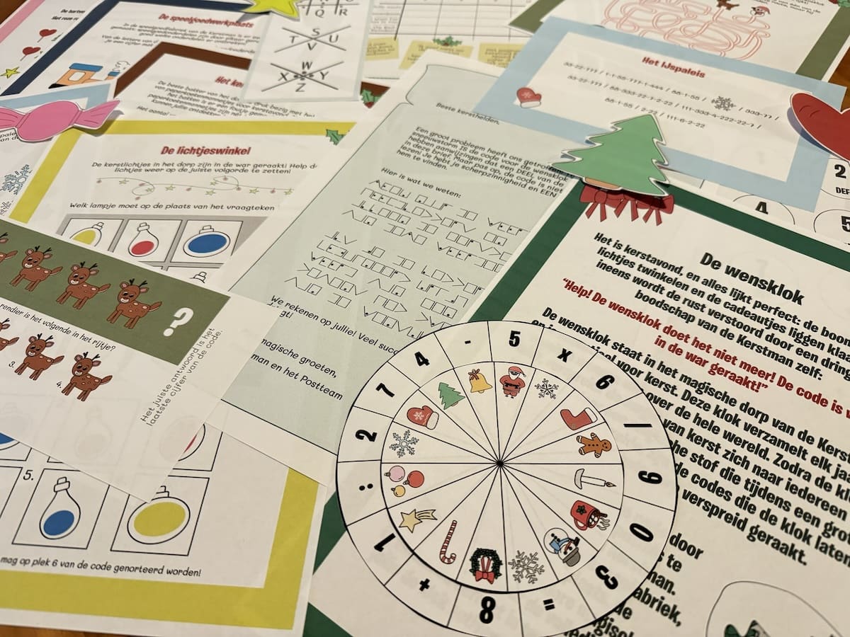 Escape room voor de kerst thuis – de wensklok