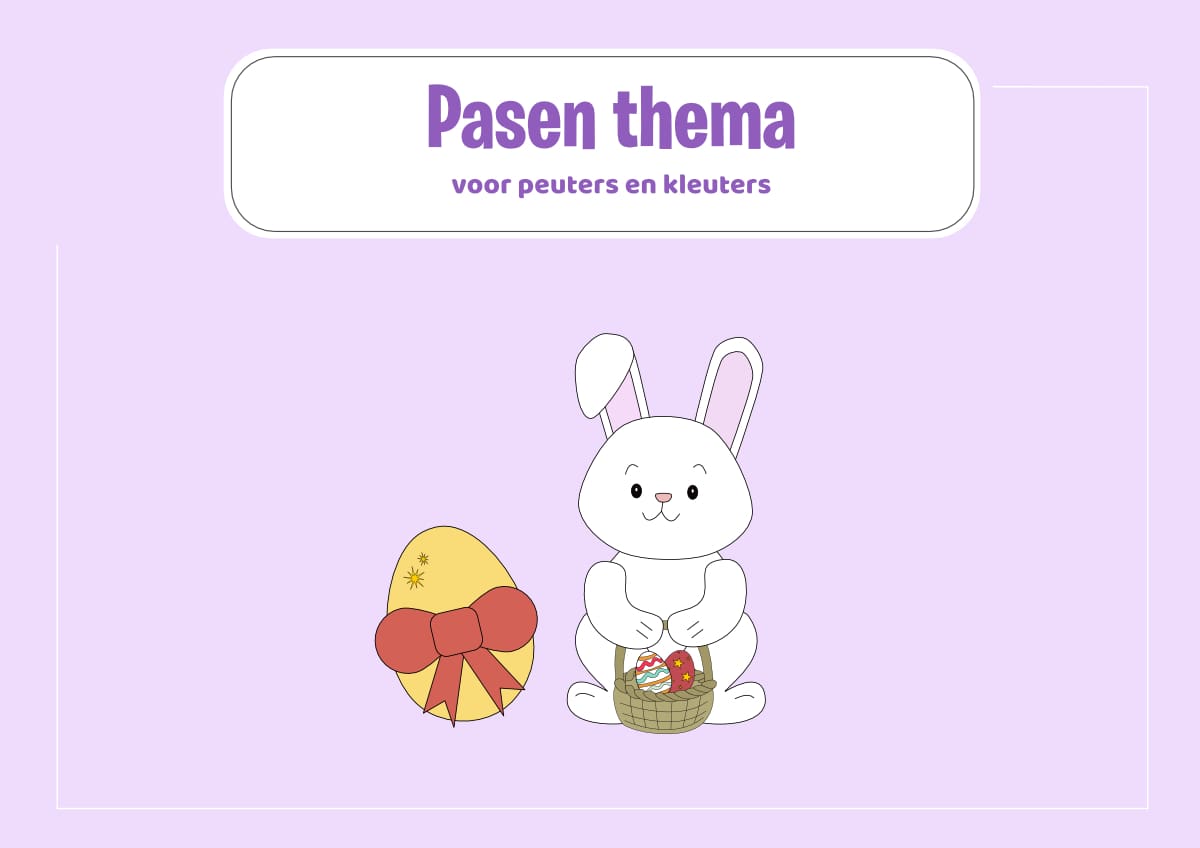 Thema Pasen, voorschoolse educatie (VVE) voor peuters en kleuters