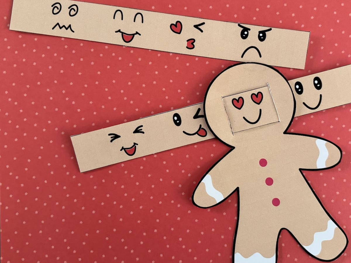 Maak je eigen koekemannetje met emoties (gratis printable!)